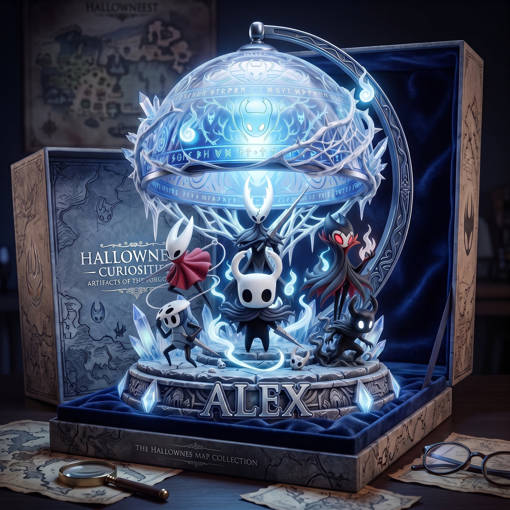 Insectoid Warriors Acrylic Light Box - Personalized Gifts 01nalu180726 Light Box PopCulturePrints