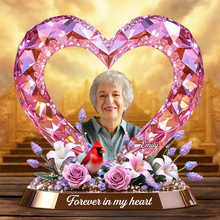 Load image into Gallery viewer, Forever in My Heart - Custom Memorial Plaque for Loved Ones Shaped Plaques PopCulturePrints
