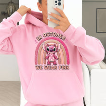 Load image into Gallery viewer, In October We Wear Pink – Personalized Breast Cancer Awareness Shirt Shirts PopCulturePrints
