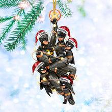 Load image into Gallery viewer, Be Your Own Night Hero - Personalized Family Tree Ornament Ornament PopCulturePrints
