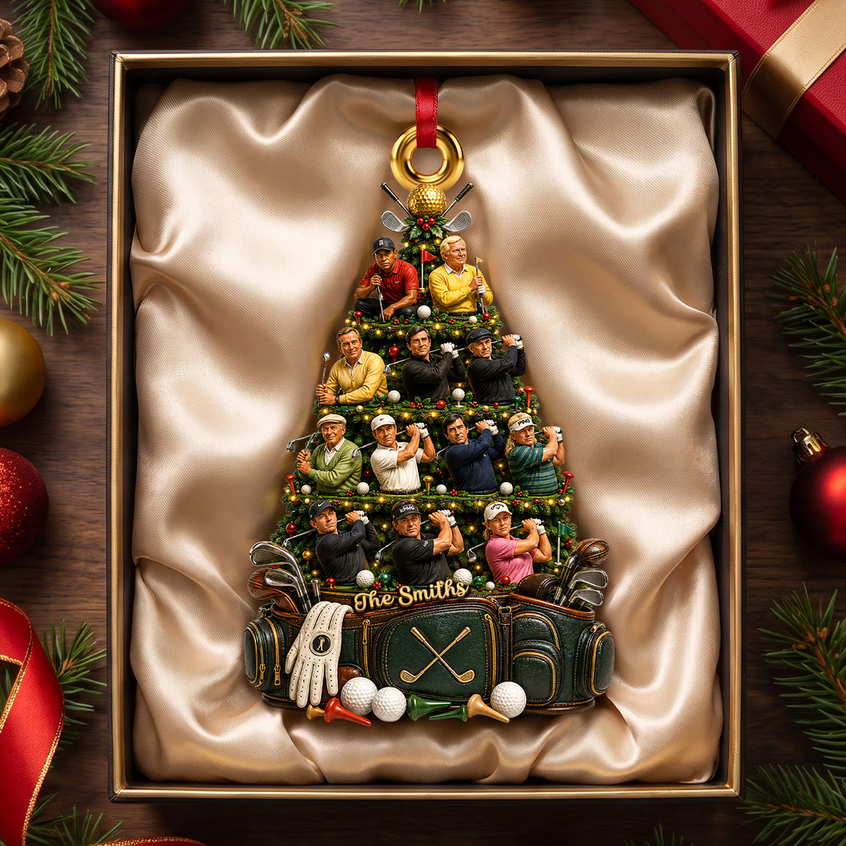 Merry Golfmas Christmas Ornament - Personalized for Golf Lovers