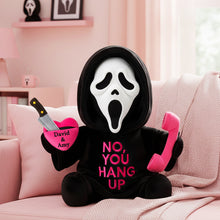 Load image into Gallery viewer, No, You Hang Up - Personalized Shaped Pillow for Couples Pillow PopCulturePrints
