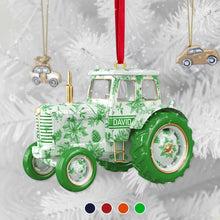 Load image into Gallery viewer, &quot;Celebrate the Spirit of Farming - Personalized Christmas Ornament for Farmers&quot; Ornament PopCulturePrints
