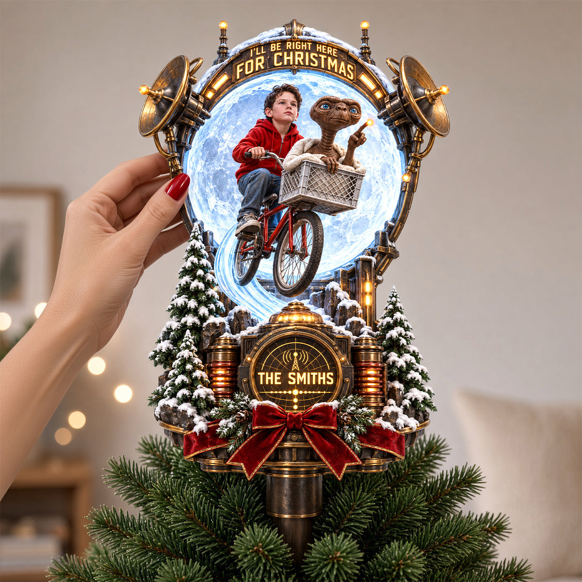 Rescue Mystery Creature Tree Topper - Personalized Christmas Gift 08hadh170926 Ornament PopCulturePrints