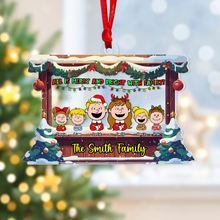 Load image into Gallery viewer, Custom Family Christmas Acrylic Ornament
