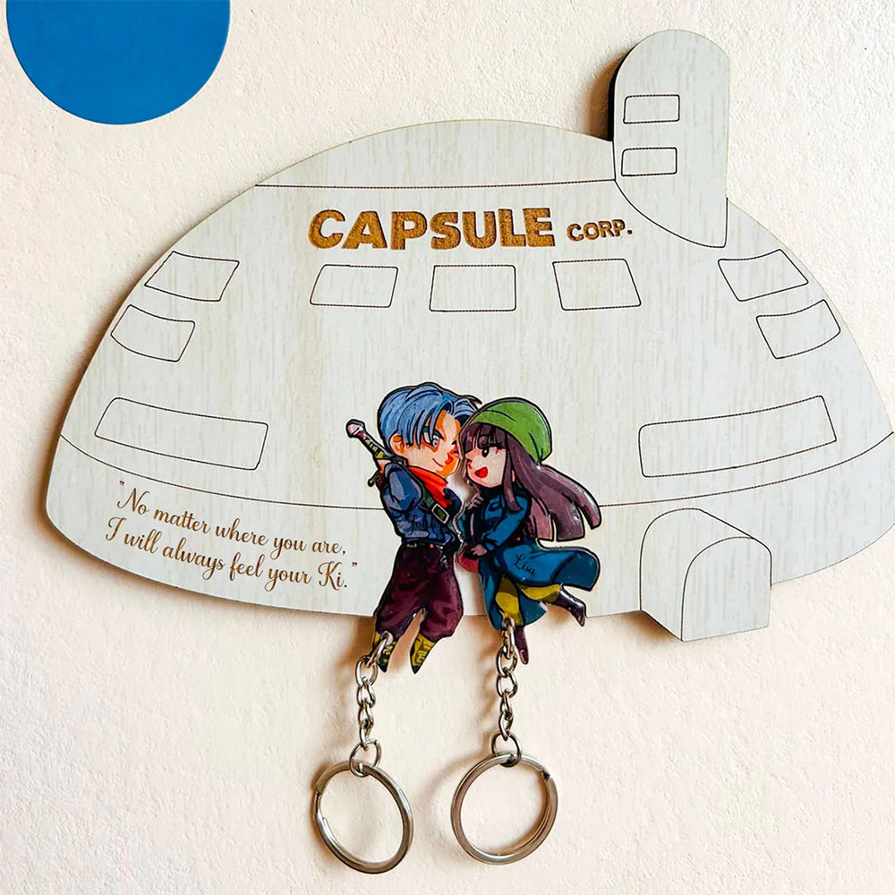 Personalized Key Holder for Couples - Unique Gift Key Holder PopCulturePrints