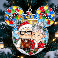 Load image into Gallery viewer, Dreamy Adventure Couple Ornament - Personalized Christmas Gift For Couples 06OHDT050926 Ornament PopCulturePrints
