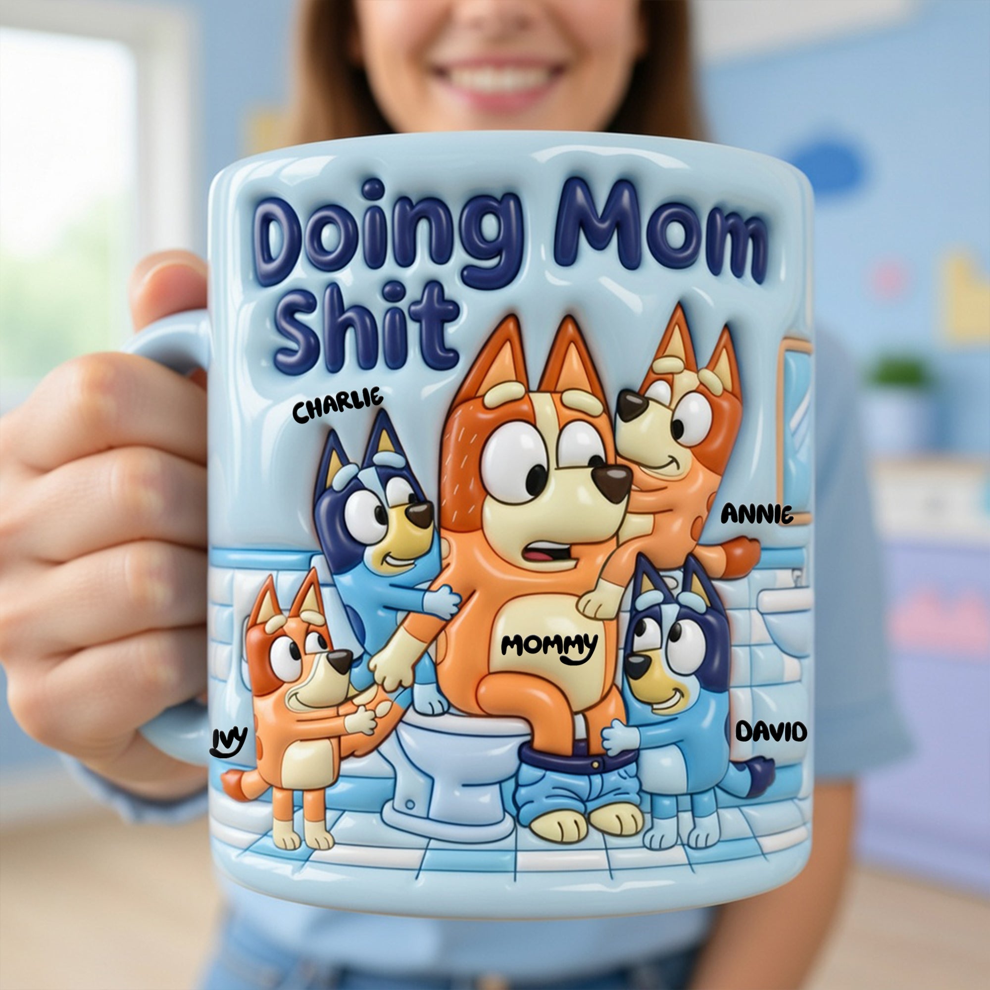 Doing Mom Shit - Personalized Coffee Mug for Mom Coffee Mug PopCulturePrints