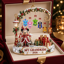 Load image into Gallery viewer, Elevate Your Christmas Spirit - Timeless Christmas Ambience Acrylic Ornament - Personalized Gift for Family &amp; Friends
