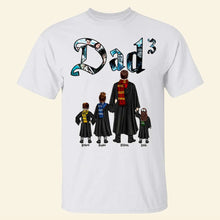 Load image into Gallery viewer, Personalized Wizard Family Dad T-Shirt
