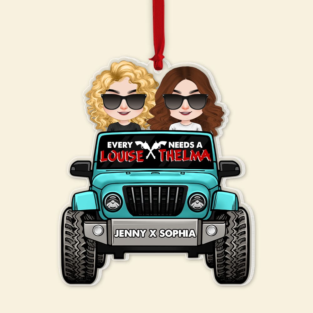 Custom 'Every Louise Needs a Thelma' Ornament