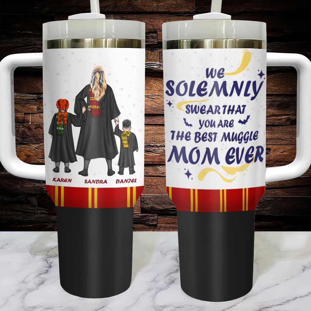 Personalized Muggle Mom Ever Magic Tumbler