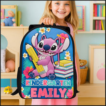 Load image into Gallery viewer, Cute Alien School Bag - Personalized Gifts for Kids Backpack PopCulturePrints
