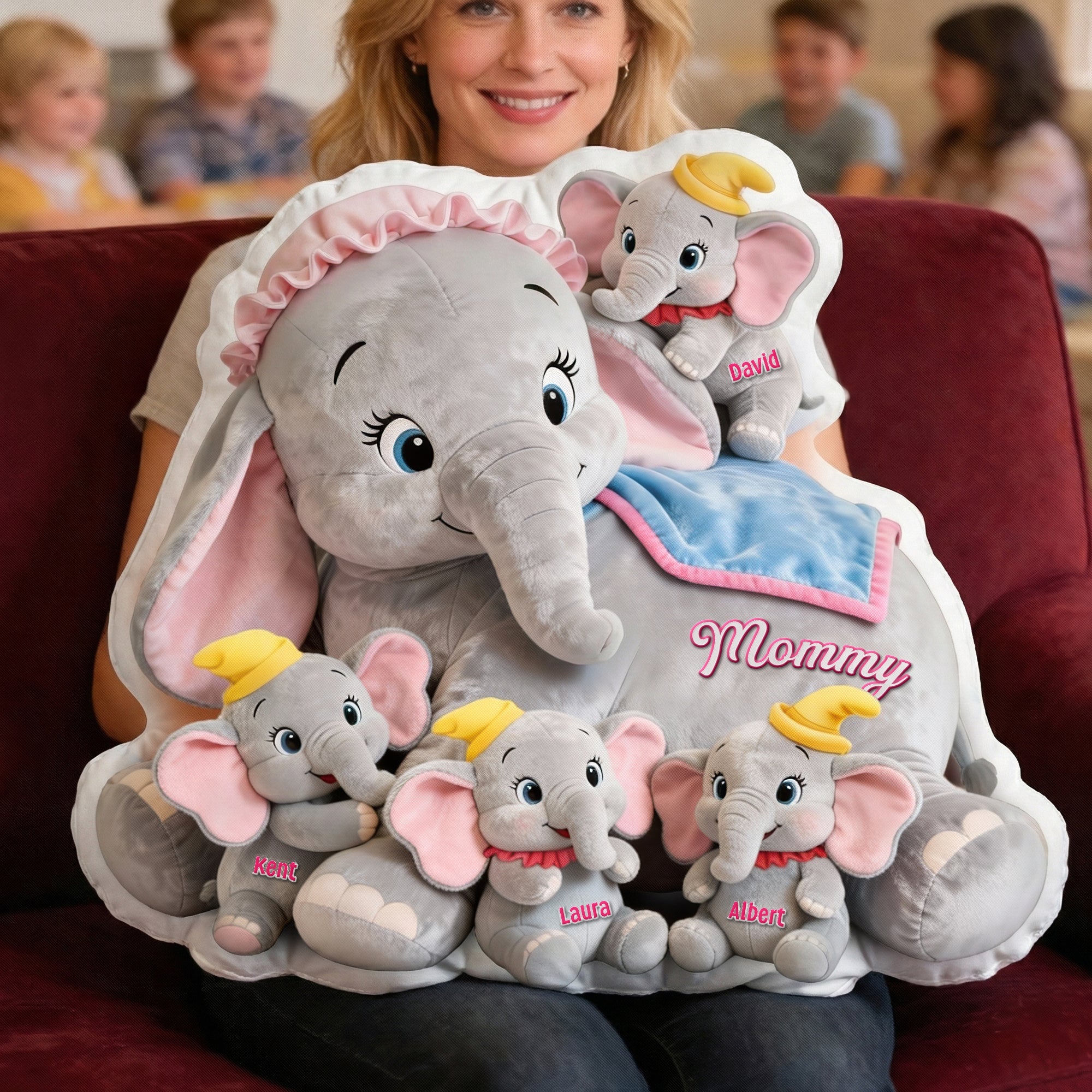 "Every Day is a Mother's Day!" - Love Mom Custom Shape Pillow - Personalized Gift for Moms, Grandmas, and More