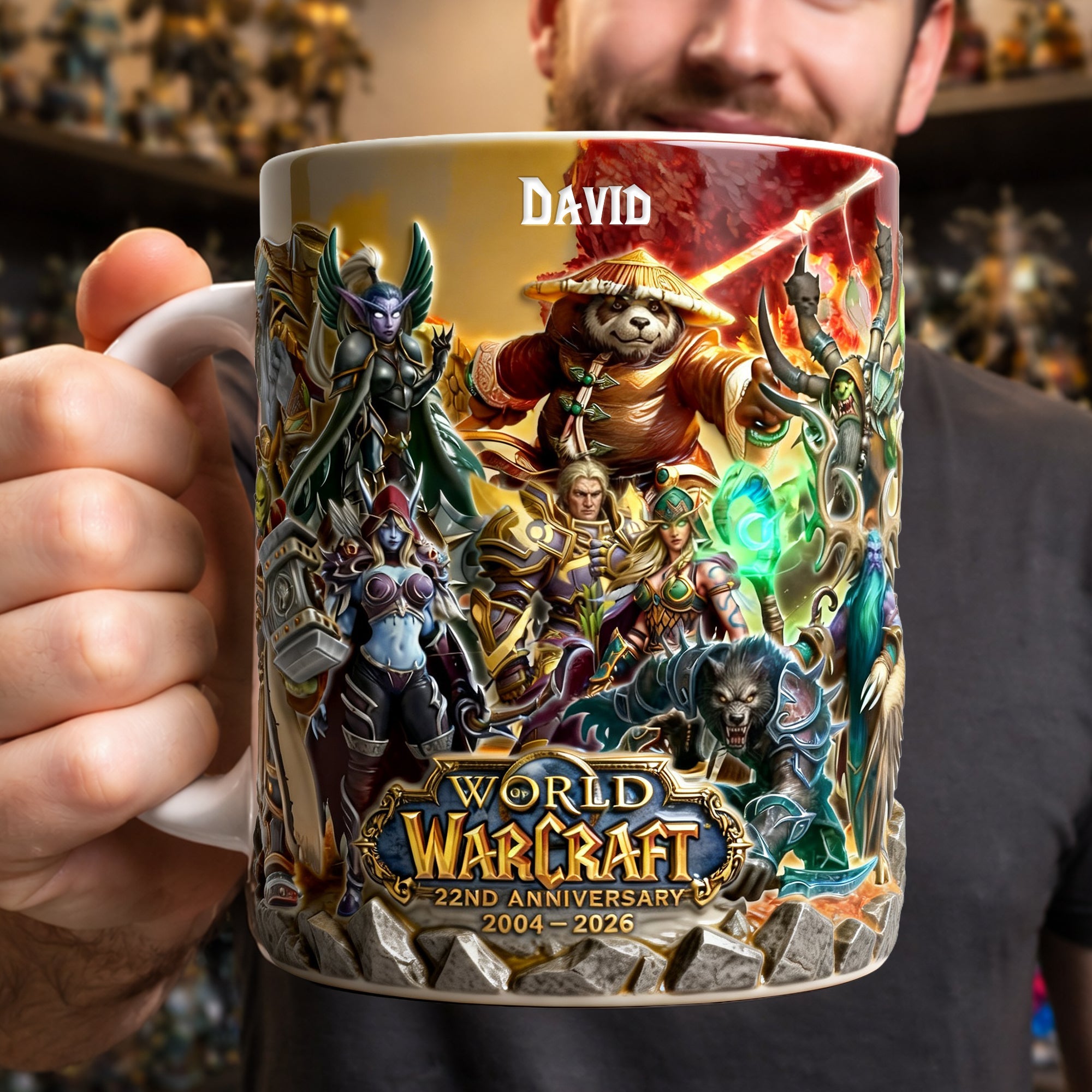 Embrace Your Quest: Legendary Adventurer 22nd Anniversary Coffee Mug - Personalized Custom Gift for Game Lovers Coffee Mug PopCulturePrints