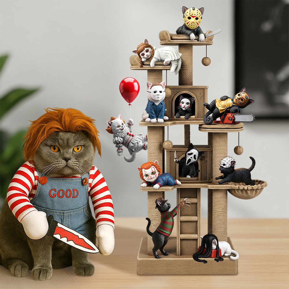 "Unleash Your Inner Cat Lover!" - Killer Cat Acrylic Plaque - Personalized Gift for Cat Enthusiasts Shaped Plaques PopCulturePrints