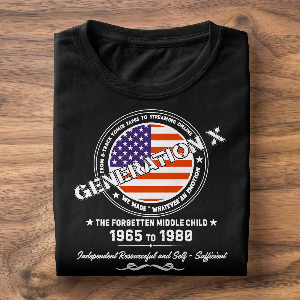 Generation X Retro Sweatshirt - Celebrate the Independent Middle Child