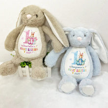 Load image into Gallery viewer, &quot;Celebrate Her First Easter with Love&quot; - Personalized Soft Toy Bunny - Gift for Baby Girls, Moms, and Grandmas Soft Toy Bunny PopCulturePrints
