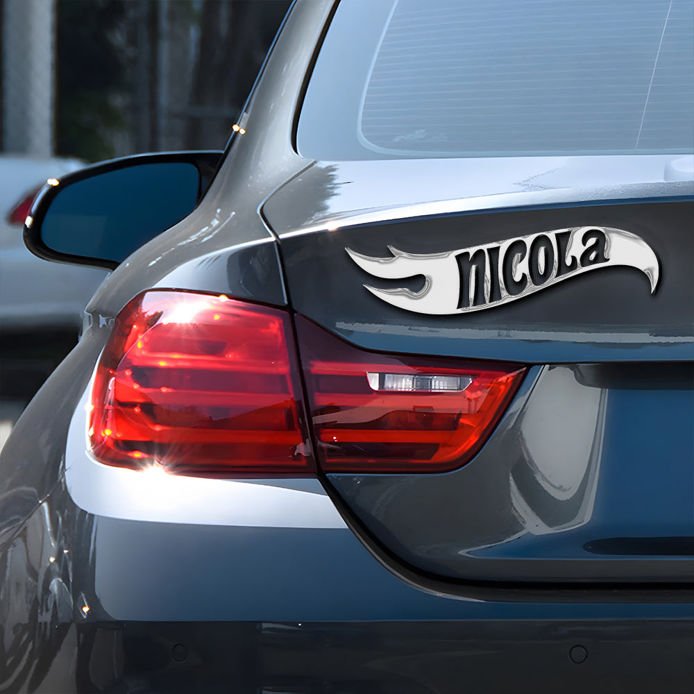 Classic Car Personalized Name Plate - Nicola