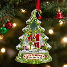 Load image into Gallery viewer, Let's Be Naughty - Playful Couple Ornament - Personalized Christmas Gift
