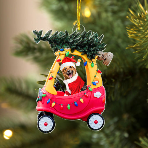 Personalized Christmas Ornament for Dog Lovers - Festive Pet Photo Keepsake Ornament PopCulturePrints