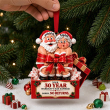 Load image into Gallery viewer, “Your 30 Year Warranty Has Expired!” - Personalized Christmas Ornament for Couples
