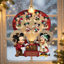 Load image into Gallery viewer, "Create Cherished Moments with Our Holiday Mouse Family - Personalized Christmas Ornament"
