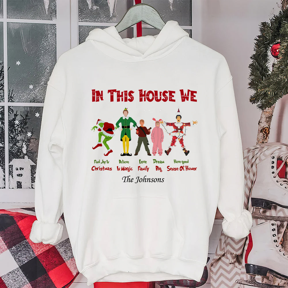 Personalized Christmas Movie Family Shirt