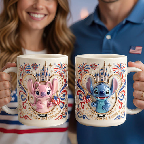 Celebrate Love with American Sweethearts 250th Anniversary Coffee Mug - Personalized Gifts for Couples Coffee Mug PopCulturePrints