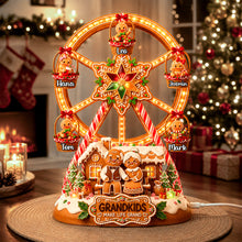 Load image into Gallery viewer, Sweetest Gingerbread Christmas - Personalized Acrylic Light Box for Grandparents
