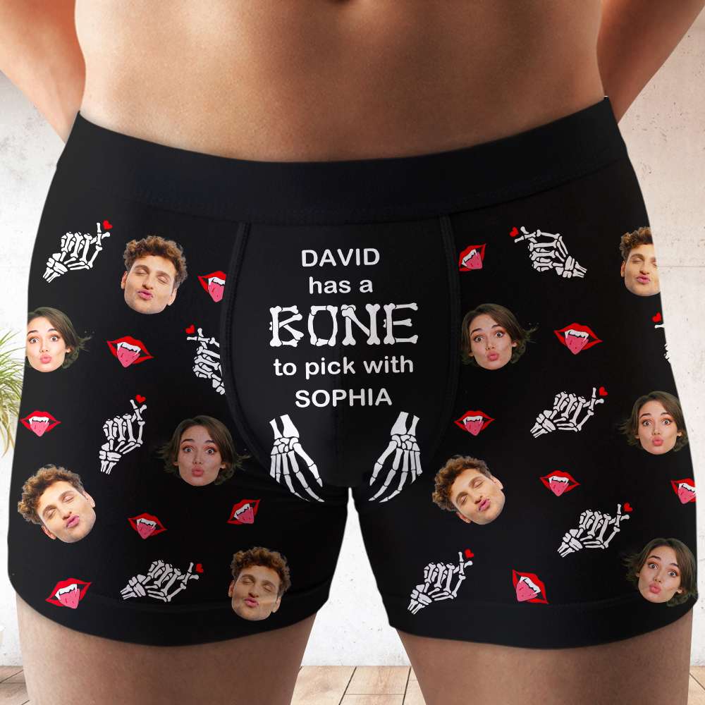 Personalized Blooming Together Poster for Older Couples Boxer Briefs PopCulturePrints