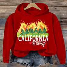 Load image into Gallery viewer, California Strong Hoodie - Los Angeles Fire Recovery Gift Shirts PopCulturePrints
