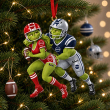 Load image into Gallery viewer, "Celebrate Your Love with Furry Mischief!" - Personalized Acrylic Ornament for Sporty Couples - Perfect Gift for Couples, Friends, and Family
