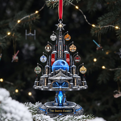 “Bring the Galaxy Home” - Personalized Christmas Tree Universe Ornament - Custom Gift for Family, Friends, and Loved Ones Ornament PopCulturePrints