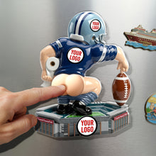 Load image into Gallery viewer, "Kick Off the Fun: The Perfect Gift for Sports Lovers" - Fun Nasty Sport Anti-collision Acrylic Fridge Magnet - Personalized Gift
