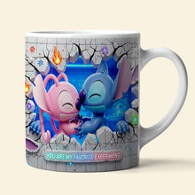 Load image into Gallery viewer, You Are My Favorite Experiment - Cartoon Couple Coffee Mug - Personalized Gift for Couples Coffee Mug PopCulturePrints
