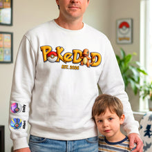 Load image into Gallery viewer, “Level Up Your Father's Day: Adventure Game Dad And Kids Shirt - Personalized Gifts for Dad” AOP Products PopCulturePrints
