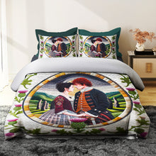 Load image into Gallery viewer, Custom Outlander Quilt Bed Set - Perfect Valentine&#39;s Day Gifts for Couples Blanket PopCulturePrints
