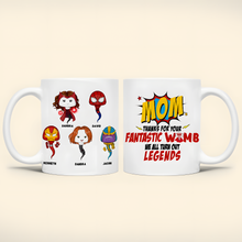 Load image into Gallery viewer, Superhero Mom Personalized Coffee Mug Coffee Mug PopCulturePrints
