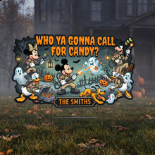 Load image into Gallery viewer, Who Ya Gonna Call For Candy? - Personalized Halloween Yard Sign for Families
