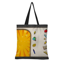 Load image into Gallery viewer, Personalized Superhero Teacher Tote Bag - Back to School Gift Tote Bag PopCulturePrints

