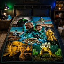 Load image into Gallery viewer, "Embrace Your Inner Chemistry with Our Unique Design" - Personalized Chemistry Crime Blanket - Gift for Couples and Fans Blanket PopCulturePrints
