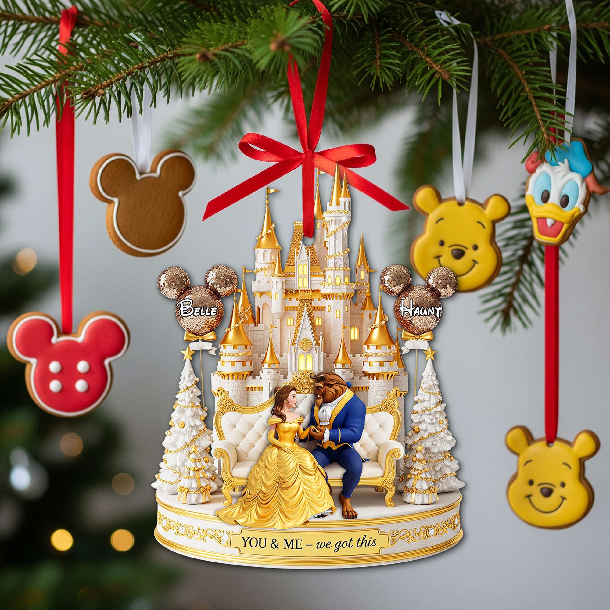 You & Me – We Got This! - Timeless Tale Couple Ornament Ornament PopCulturePrints