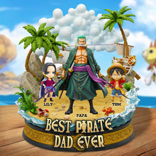 Load image into Gallery viewer, “Best Pirate Dad Ever” - Custom Acrylic Plaque Gift for Dad, Grandpa, and Father Figures Shaped Plaques PopCulturePrints
