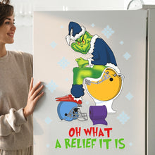 Load image into Gallery viewer, Merry Christmas Personalized Football Lover Decal Decal Sticker PopCulturePrints

