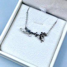 Load image into Gallery viewer, &quot;Enchanting Name Necklace with Magic Fairy Charm - Personalized Gift for Moms, Grandmas, and Loved Ones&quot; Necklace PopCulturePrints
