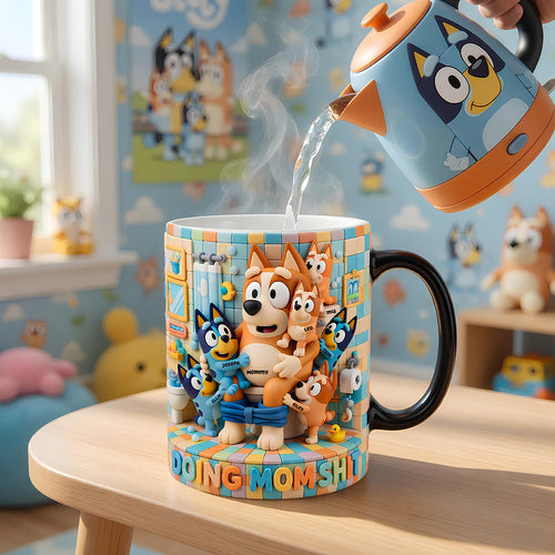 “Doing Mom Shit” – A Magical Mug for Every Super Mom - Personalized Gift for Moms and Grandmas Coffee Mug PopCulturePrints