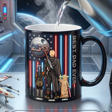 Load image into Gallery viewer, "Best Dad Ever - A Gift for Every Hero!" - Magic Mug - Personalized Gifts for Dad, Grandpa, and Patriotic Figures Coffee Mug PopCulturePrints
