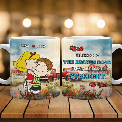 Personalized Couple Coffee Mug - Unique Valentine's Day Gifts for Lovebirds Coffee Mug PopCulturePrints