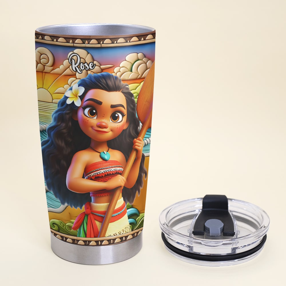 Personalized Cartoon Adventure Tumbler with Name